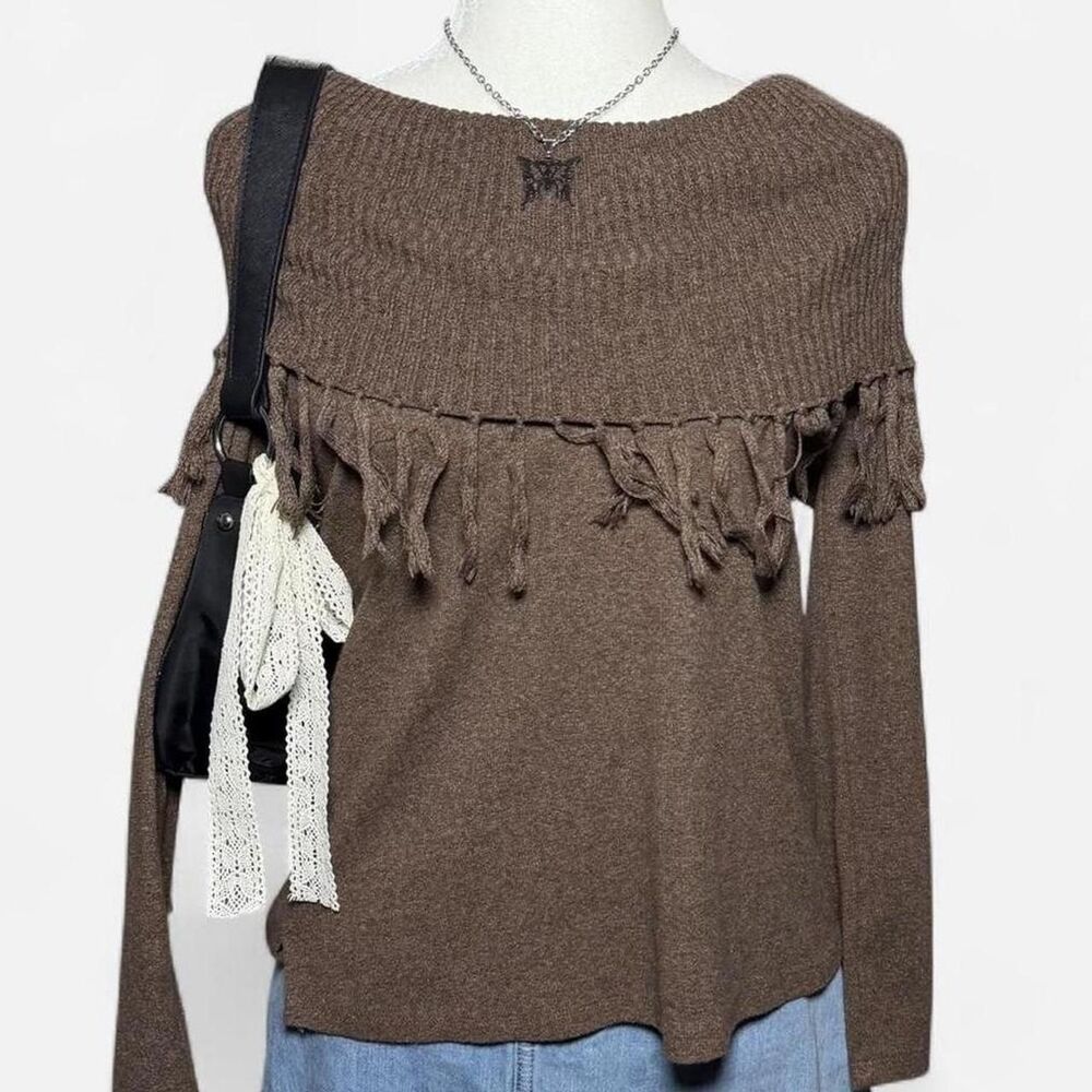 Rafaella Women's Brown Jumper